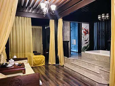 萧山区蝶儿花桑拿spa经络养生